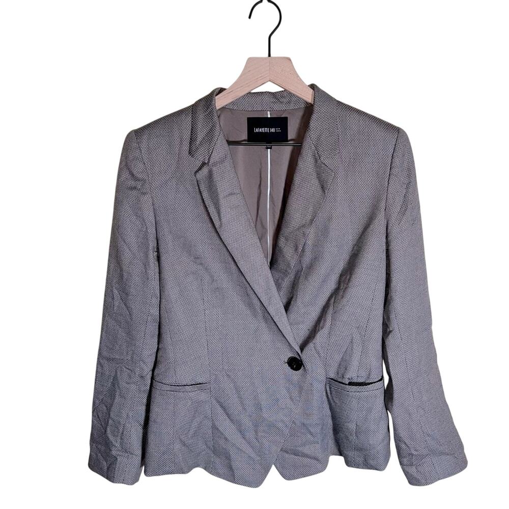 LAFAYETTE 148 New York single button business casual blazer 12